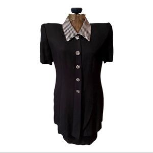 VINTAGE VIRGO II COLLARD DRESS